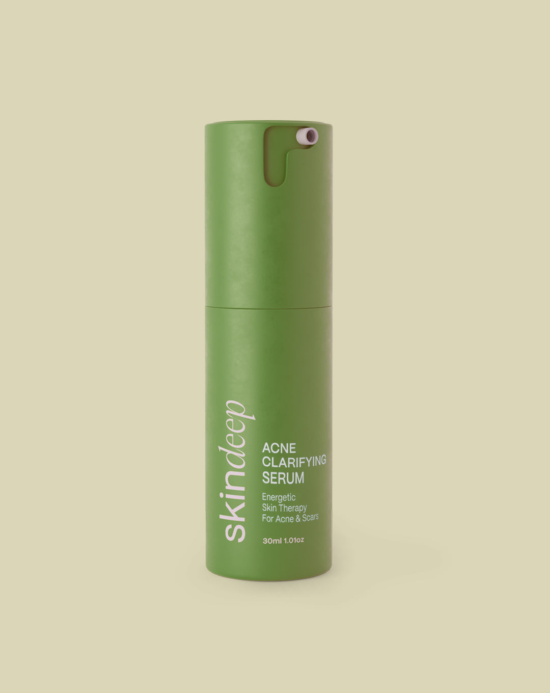 Acne clarifying serum for energetic skin and acne scar treatment