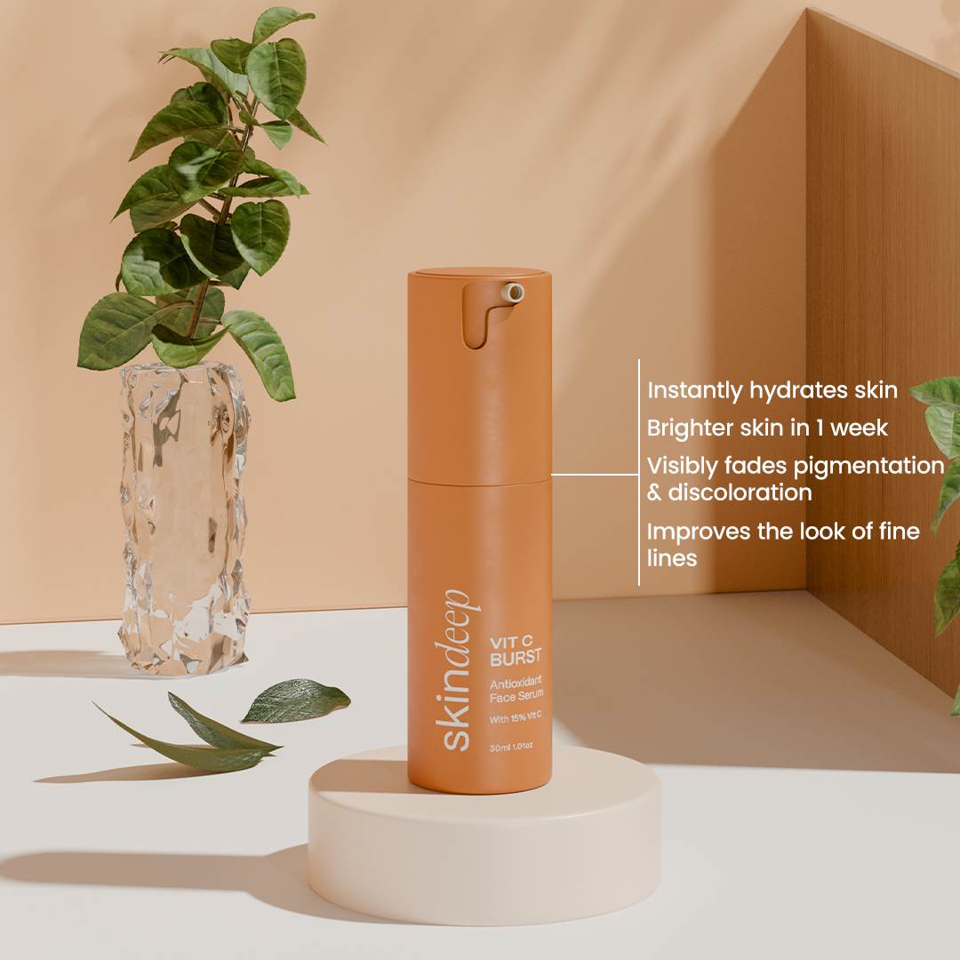 Properties of Vitamin C serum for brighter and radiant skin