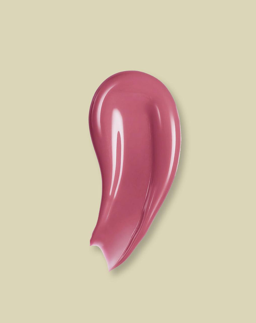 Roséwood Peptide Lip Glaze shade swatch