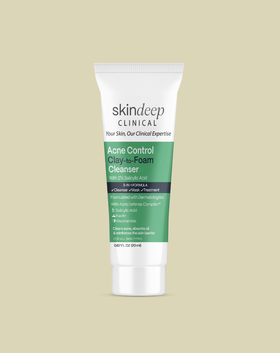 Acne Control Clay-to-Foam Cleanser