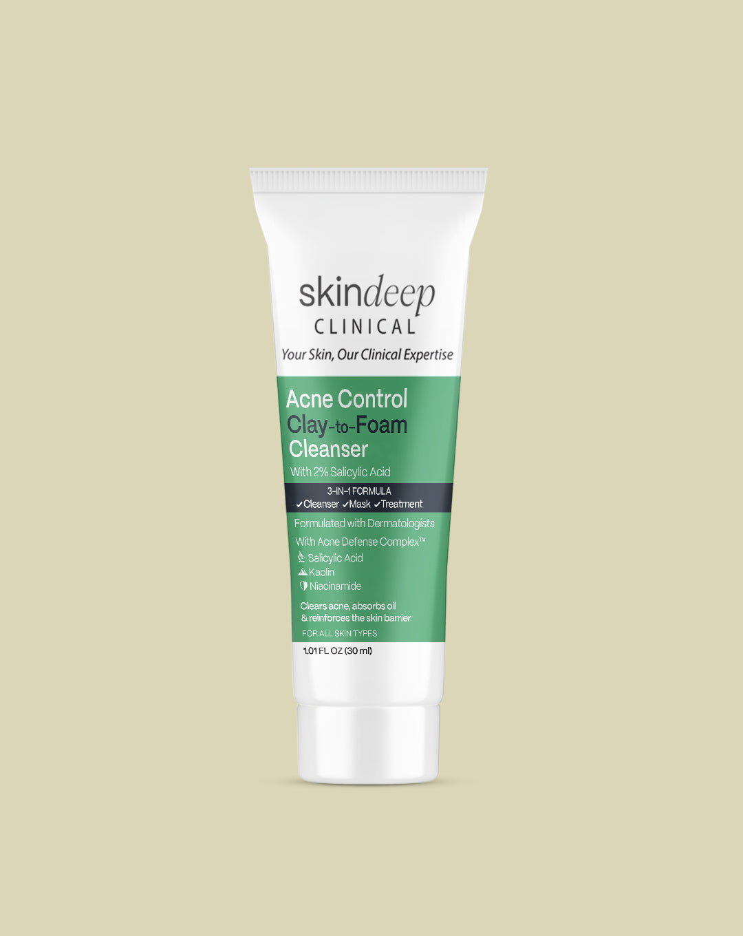Acne Control Clay-to-Foam Cleanser