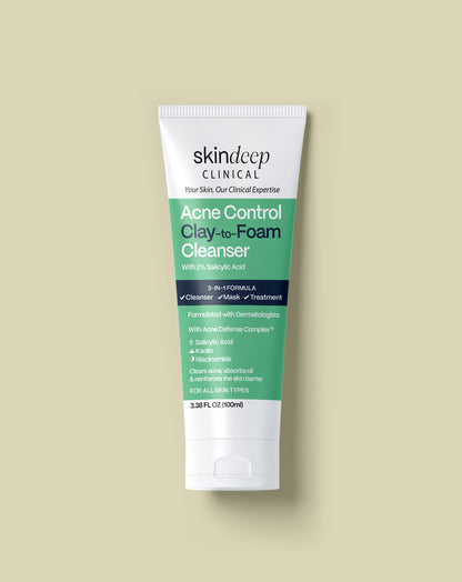Acne Control Clay-to-Foam Cleanser