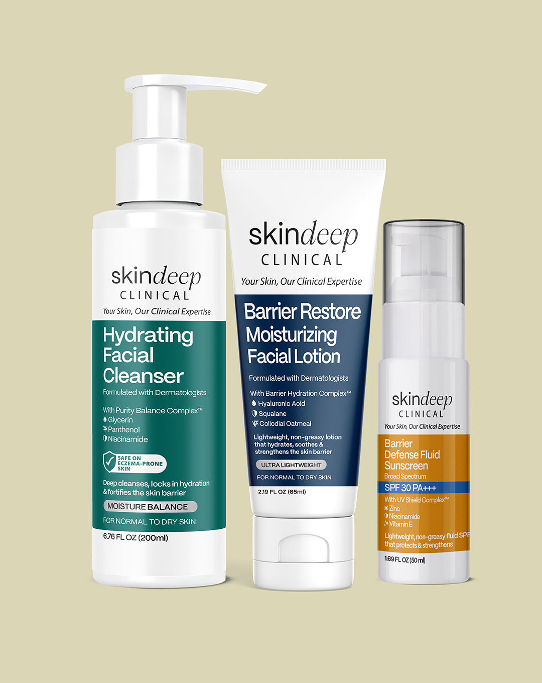 Barrier Reset Bundle — For Damaged Skin