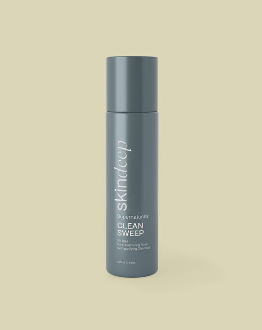 Clean Sweep 2% BHA pore minimizing toner with purifying charcoal