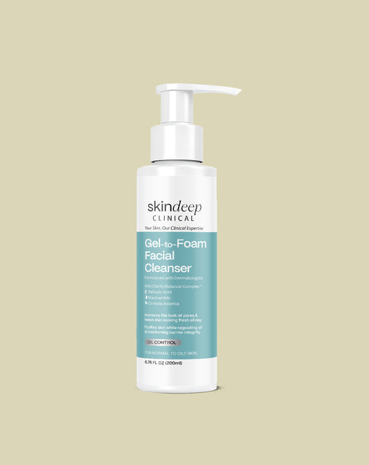 Gel-to-Foam Facial Cleanser