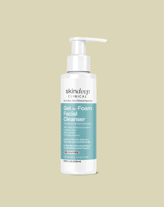 Gel-to-Foam Facial Cleanser