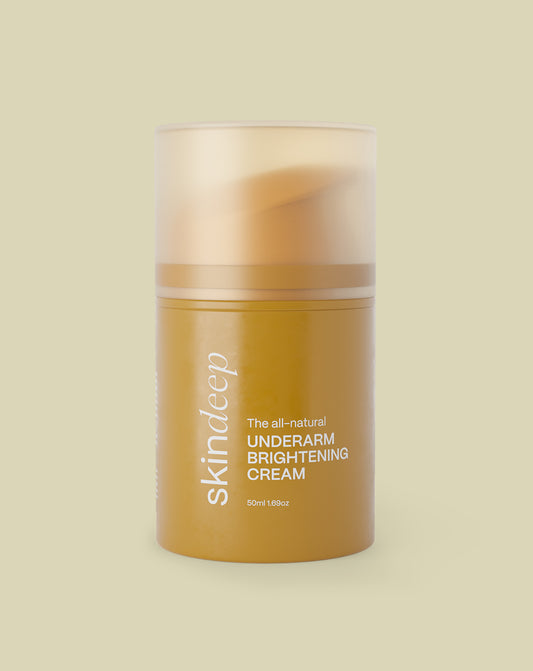 All-natural underarm brightening cream for brighter underarms and even skin tone