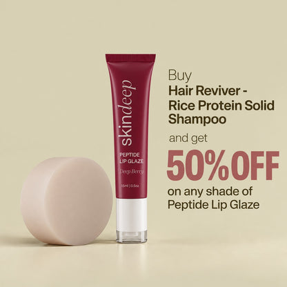 Hair Reviver - Rice Protein Solid Shampoo + Peptide Lip Glaze