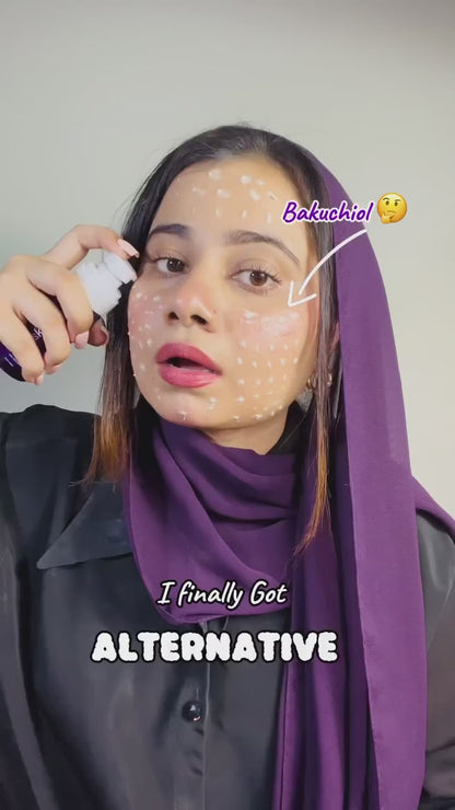 BAKUCHIOL RESURFACING NIGHT SERUM - with 10% Lactic Acid