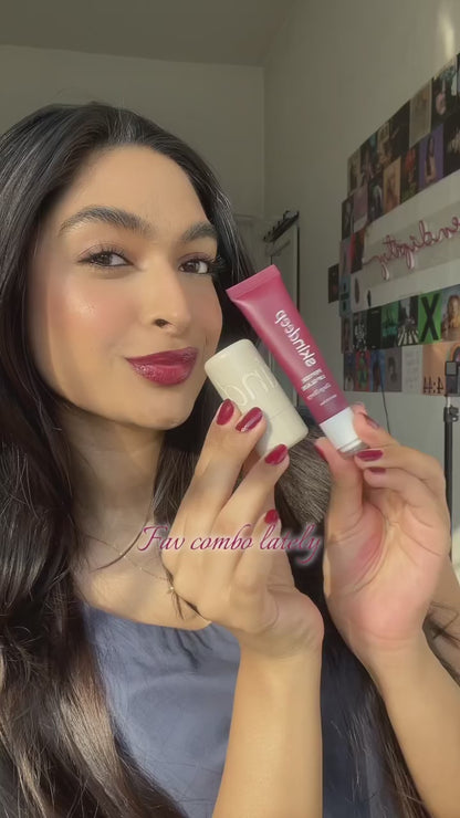 Lip Glaze+Velvet Flush Duo