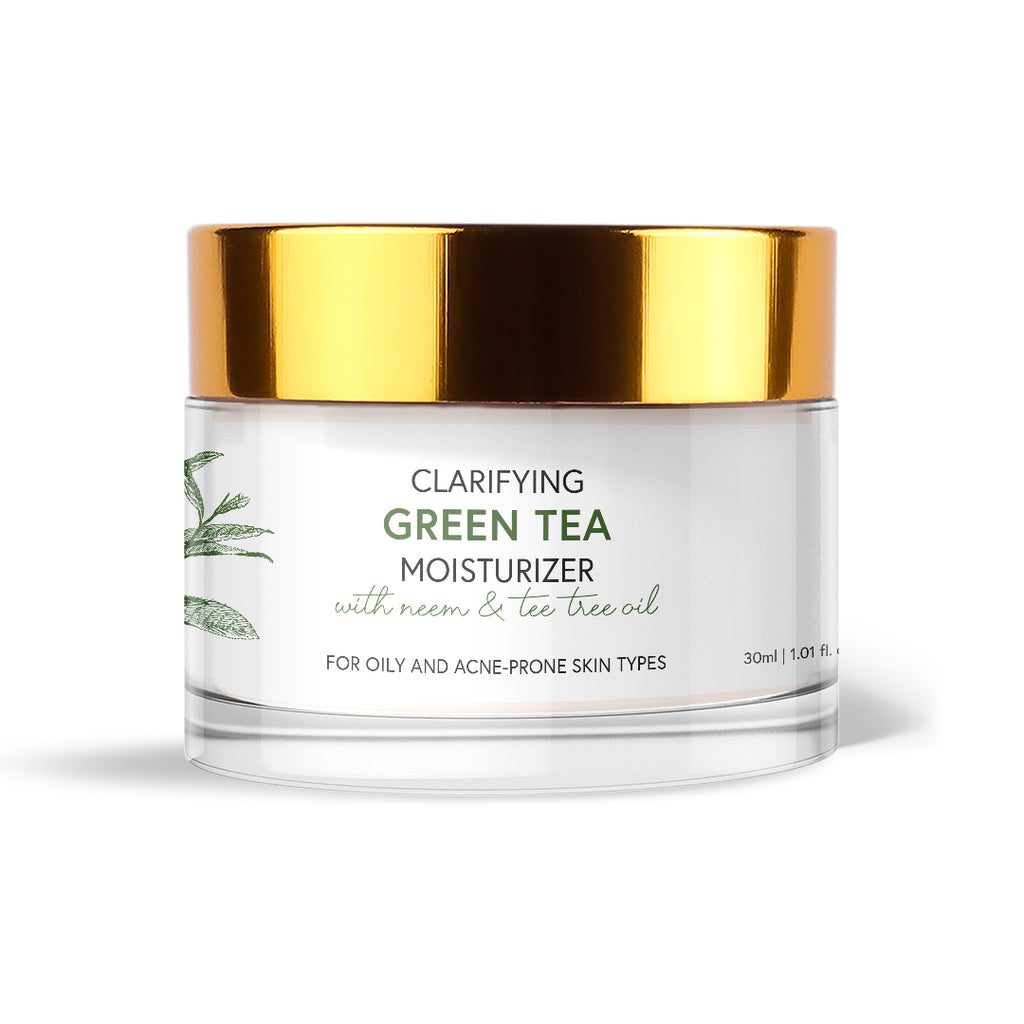 CLARIFYING GREEN TEA MOISTURIZER - with Neem & Tea Tree Oil